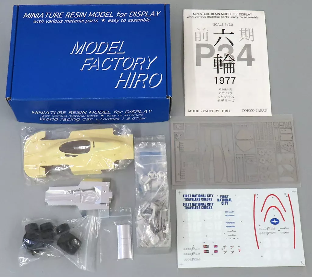 1/20 GRANDPRIX 1977 六輪 前期型 P34 「MINITURECAR COLLECTION No.2」 ガレージキット