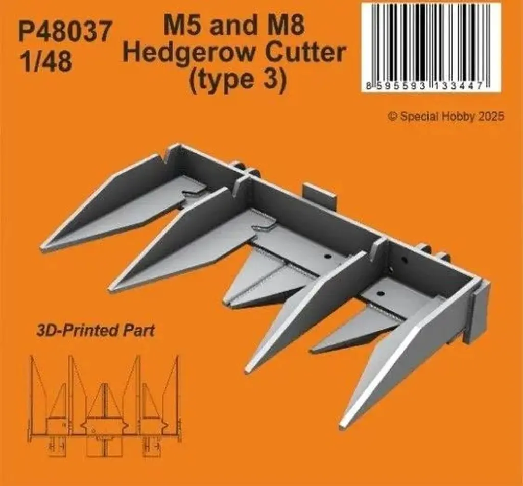 1/48 M5 スチュアート/M8 自走榴弾砲 ヘッジロウカッター (タイプ3