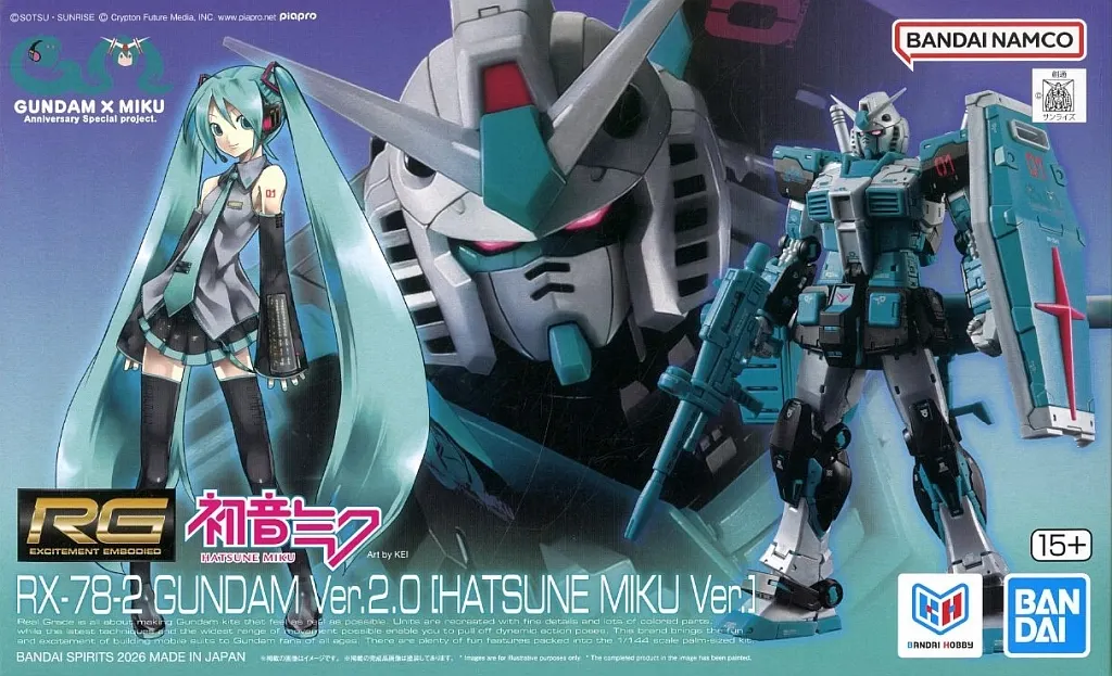 RG RX-78-2 ガンダム Ver.2.0 [初音ミクVer.] | GUNPLA BASE