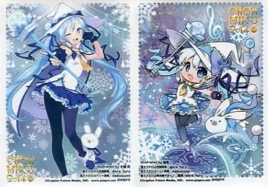 きゃらスリーブコレクションマットシリーズ　雪ミク（イベント限定）3個セット 駿河屋 -<中古>きゃらスリーブコレクションマットシリーズ イベント