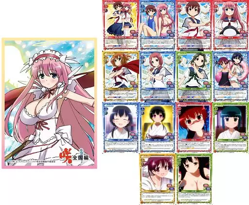 きゃらスリーブコレクションデラックス 「咲-Saki- 全国編」(No.DX002) w17b8b5 駿河屋 -<中古>きゃらスリーブコレクションデラックス 『咲-Saki-全国