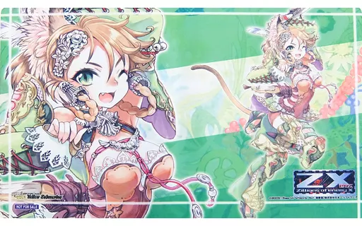 [単品] 樹海の乙女フィーユ プレイマット 「Z/X -Zillions of enemy X- 第5弾 覇王の凱歌 イエローサブマリン限定 プレイマットセット」 同梱品