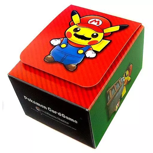 ポケモンカード デッキケース マリオピカチュウ　【値下げ可】 駿河屋 -<中古>[単品] デッキケース 「ポケモンカードゲームXY BREAK