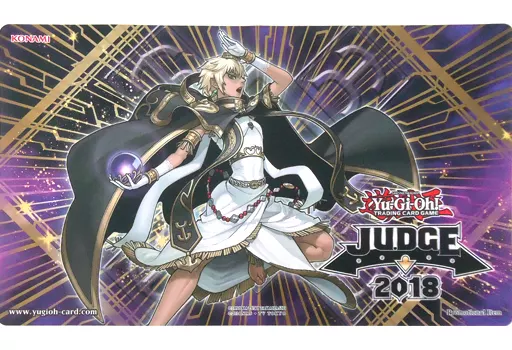 サプライ　遊戯王OCG 英語版 デュエルフィールド(プレイマット) 『トワイライトロード・シャーマン ルミナス』 2018 JUDGE(ジャッジ)限定