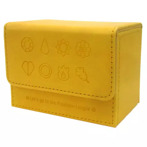 ジムバッジ　イエロー　フリップデッキケース　未開封 フリップデッキケース『GYM BADGES KT YELLOW』【サプライ】{-}
