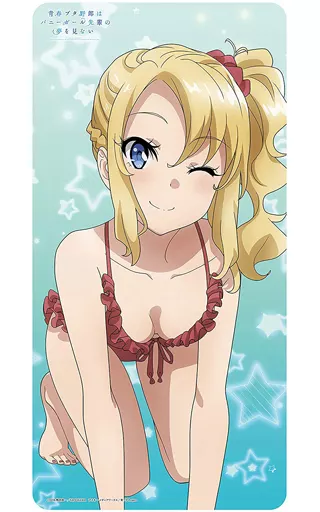 『青春ブタ野郎はバニーガール先輩の夢を見ない』プレイマット 青春ブタ野郎はバニーガール先輩の夢を見ない_桜島麻衣 場面写マルチ