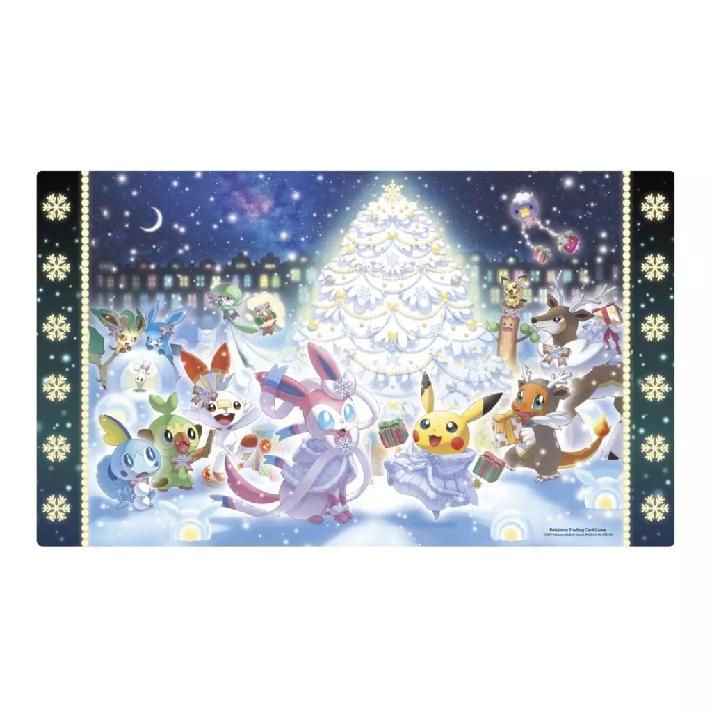 ポケモンカードゲーム 英語版 プレイマット Pokemon Holiday Lights -ポケモン・ホリデイライト- ポケモンセンター限定