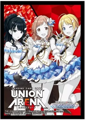 UNION ARENA オフィシャルカードスリーブ アイドルマスター シャイニーカラーズ 櫻木真乃&風野灯織&八宮めぐる
