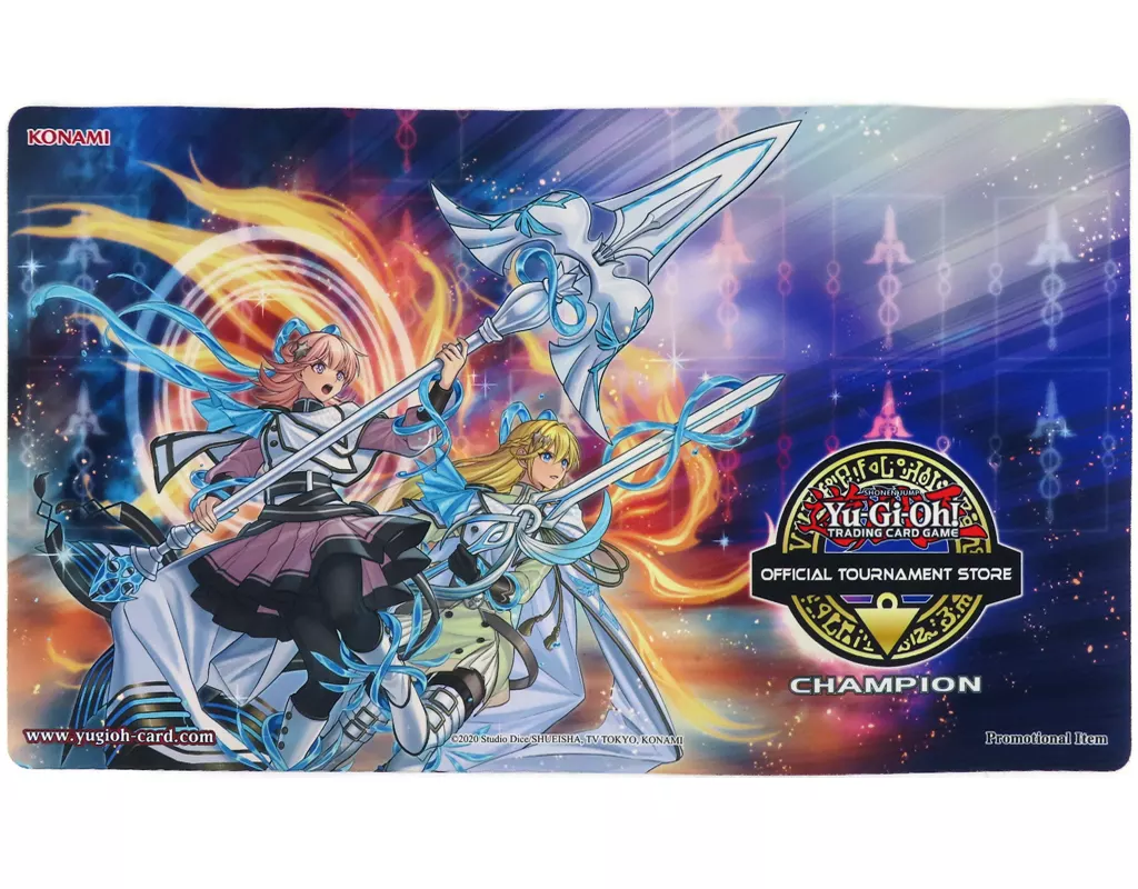 遊戯王OCG デュエルモンスターズ 英語版 デュエルフィールド(プレイマット) エクソシスターズ・マニフィカ Official Tournament Store 2023：OTS -オフィシャルトーナメントストア 2023-
