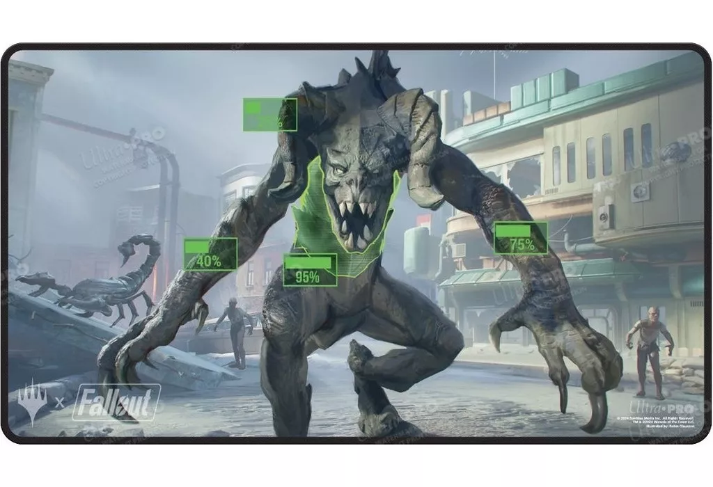 MTG スティッチド プレイマット Fallout 所持品管理 ウルトラプロ MTG スティッチド プレイマット Fallout 所持品管理 ウルトラ