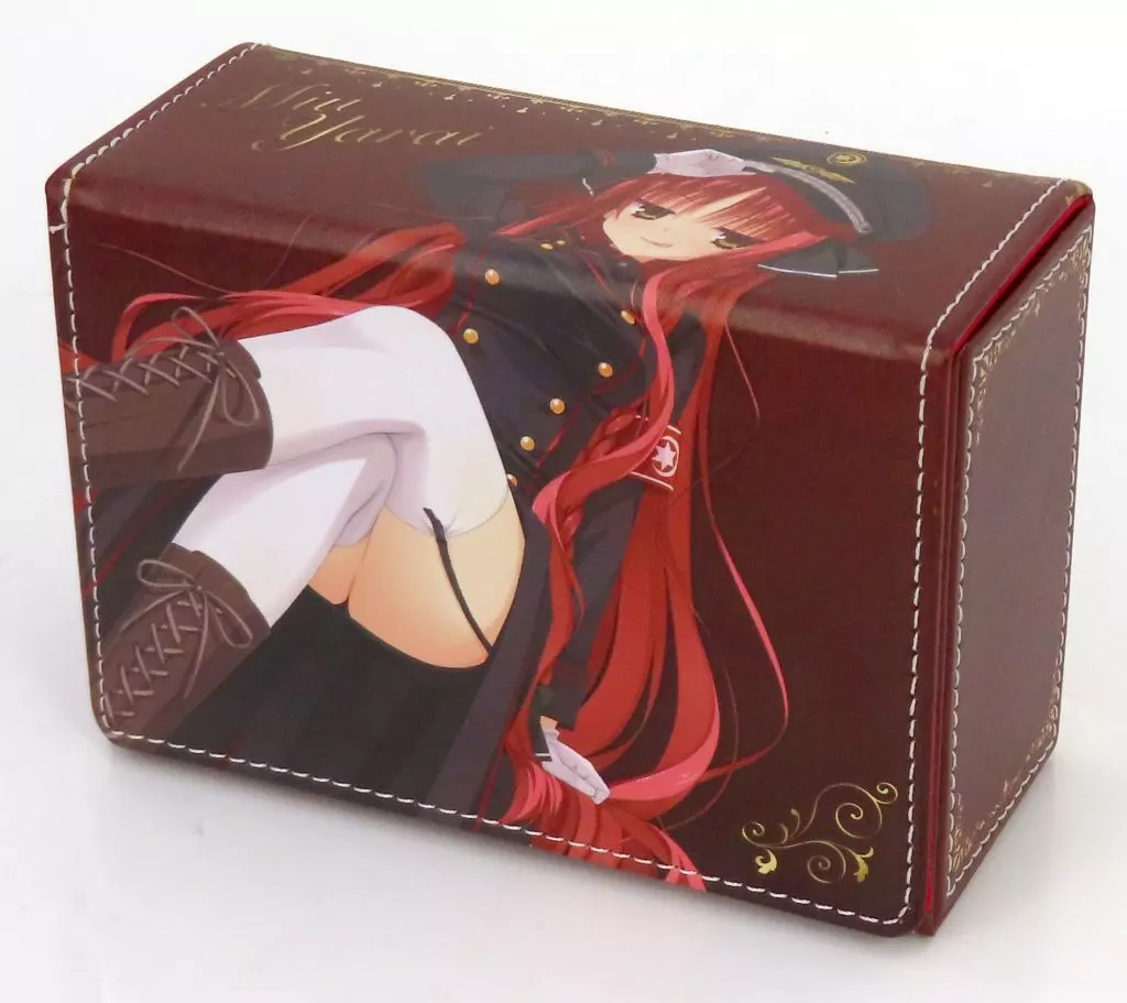 ゆずソフト　トレカアイテムくじ　A賞　合皮製デッキケースＷ 矢来 美羽 ゆずソフト トレカアイテムくじ A賞 合皮製デッキケースW 矢来 美羽 ゆず