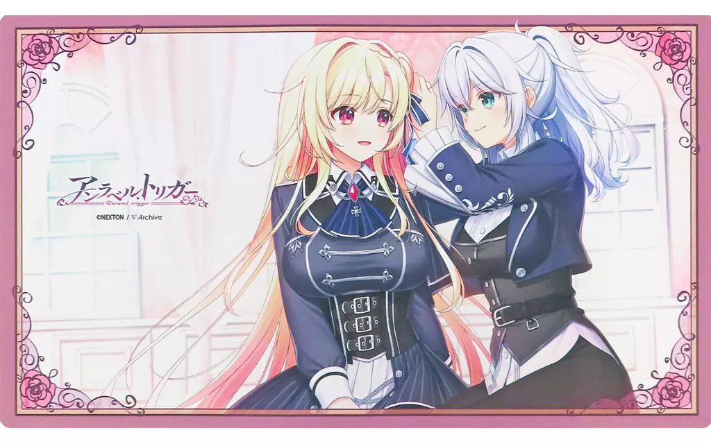 『アンラベル・トリガー』ミリセント＆シルヴィア 2024 WINTER オリジナルラバーマット(プレイマット) イベント限定