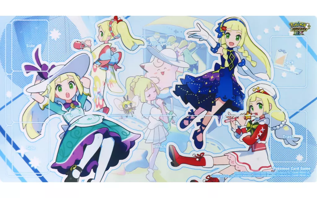 ポケモンカードゲーム ラバープレイマット おしゃれを楽しむリーリエ 特別コラボ記念!プレイマットキャンペーン第1弾 当選品