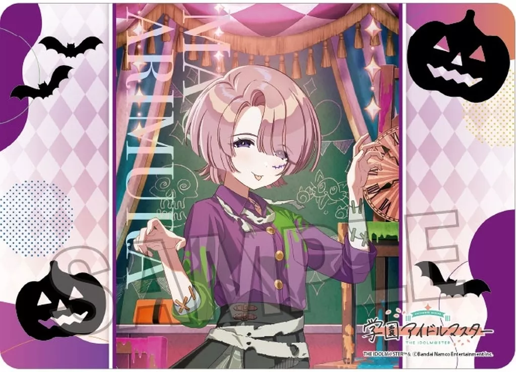 学園アイドルマスター イラストプレイマットNT Fluorite ’24ハロウィン 有村麻央