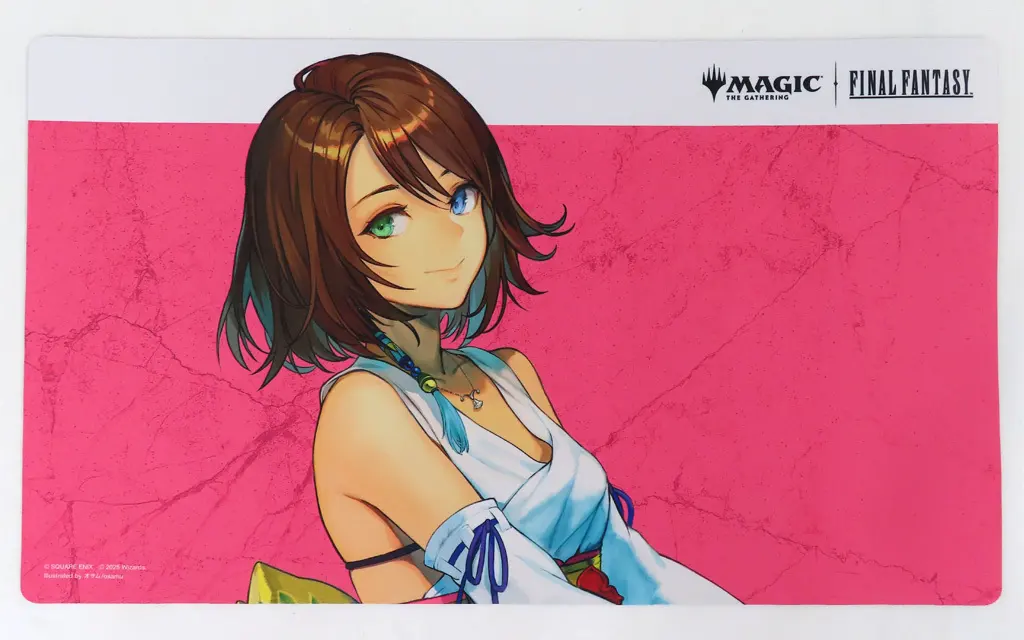 サプライ　MTG プレイマット スピラの希望、ユウナ/Yuna Hope of Spira 『FINAL FANTASY』マジック・リーグ イベント景品