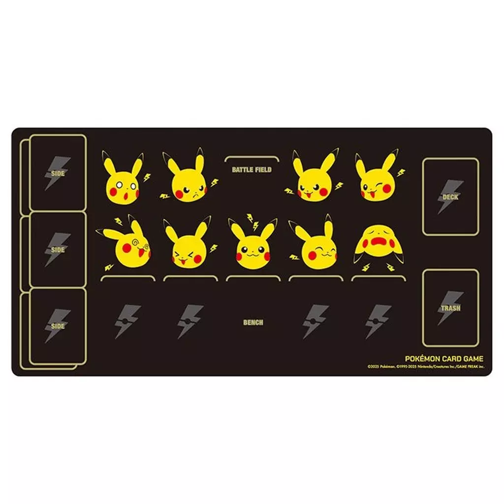 サプライ　ポケモンカードゲーム ラバープレイマット ピカチュウとかみなり
