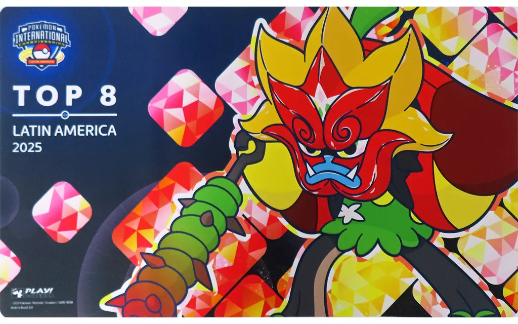 ポケモンカードゲーム 英語版 プレイマット オーガポン かまどのめん 2025 Pokemon Latin America International Championships TOP8 -ポケモンラテンアメリカインターナショナルチャンピオンシップス2025 トップ8-
