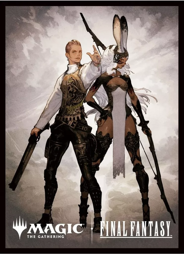 サプライ　マジック：ザ・ギャザリング--FINAL FANTASY プレイヤーズカードスリーブ 「FINAL FANTASY・アーティスト」ボーダーレス版 <<空賊バルフレアとフラン>> [MFS-52]