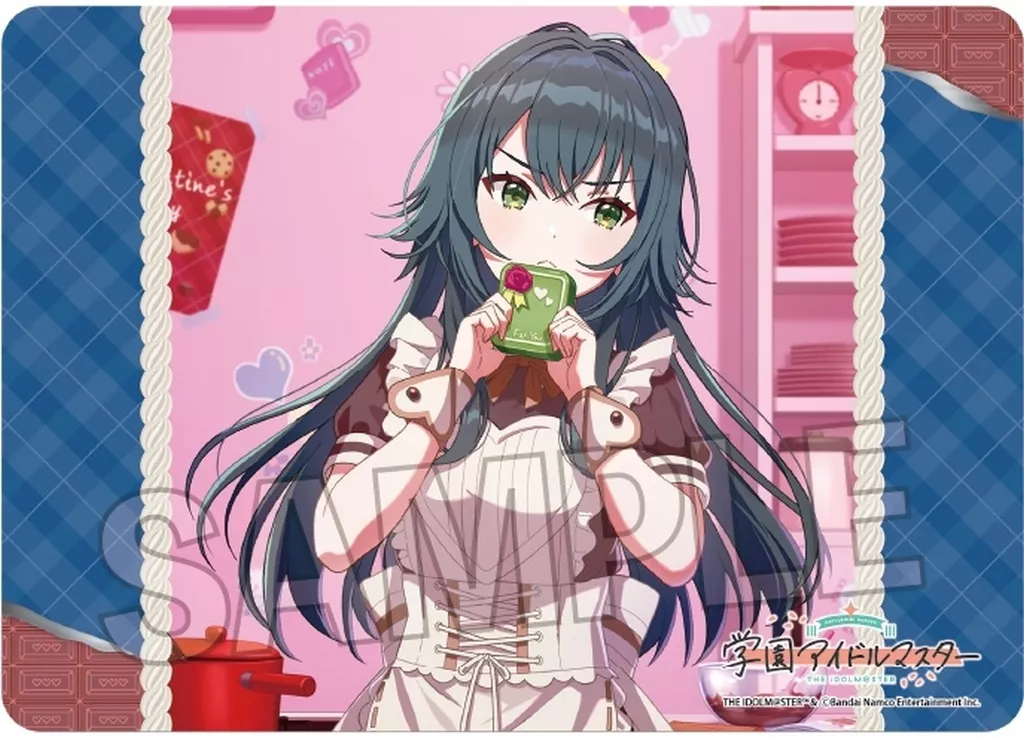 学園アイドルマスター イラストプレイマットNT Luna say maybe ’25バレンタイン 月村手毬
