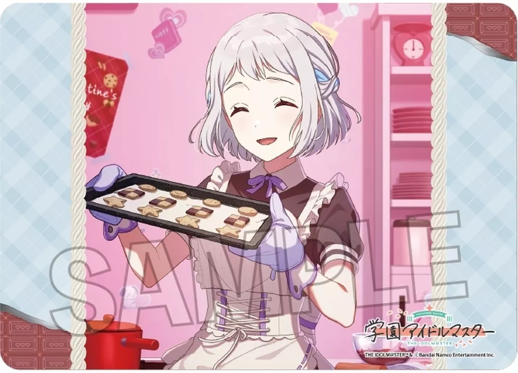 学園アイドルマスター イラストプレイマットNT 白線 ’25バレンタイン 葛城リーリヤ