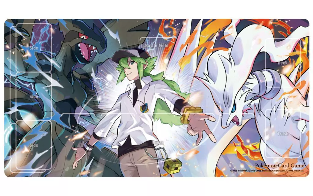 サプライ　ポケモンカードゲーム ラバープレイマット N＆レシラム＆ゼクロム ポケモンセンター限定