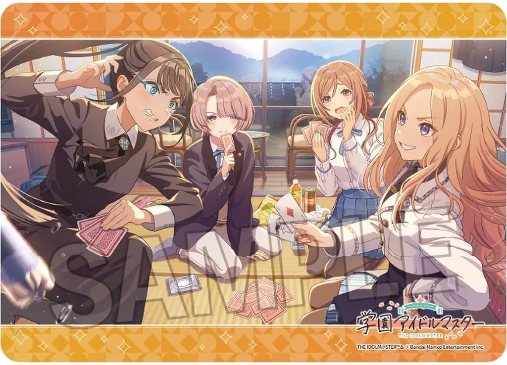 学園アイドルマスター イラストプレイマットNT さあ、もう一戦!