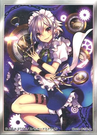 【東方Project】スペルカードストライク オフィシャルスリーブコレクション vol.012 十六夜咲夜(まさる.jp) C88/AQUA STYLE