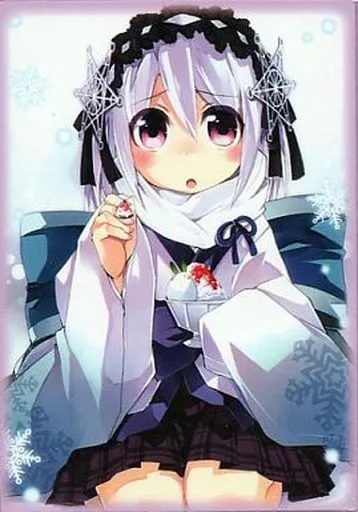 【遊戯王】放蕩スリーブ No.20 ゴーストリックの雪女 ミニサイズ版(海産物) /放蕩オペラハウス