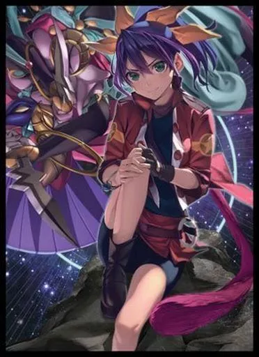 【遊戯王】スリーブ セレナ(黒雷) C90/サンパン