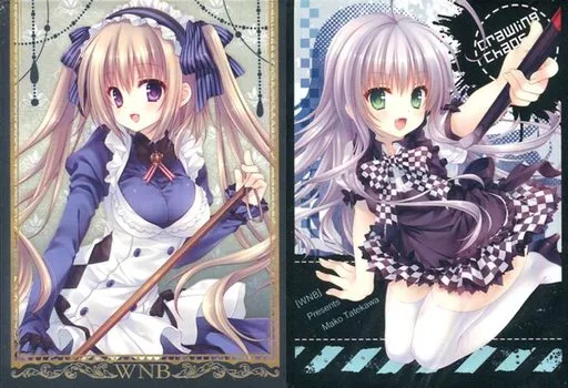 【よろず】スリーブ2種セット メイド&ニャル子(館川まこ) C82/WNB(ワンブ)