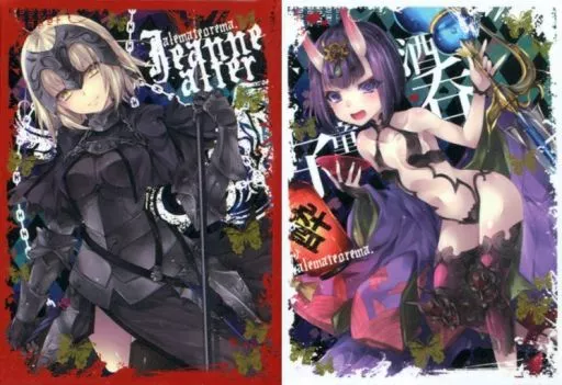 【Fate】スリーブ Fate/GOセット ジャンヌ・オルタ＆酒呑童子(小林由高) こみっく★トレジャー28/アレマテオレマ