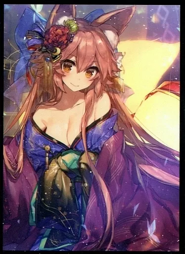 【Fate】スリーブ 玉藻の前 着物(ちょこ庵) サンシャインクリエイション2017Winter/ミッドナイトブルー