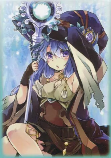 【遊戯王】放蕩スリーブ No.83 影霊衣の巫女 エリアル(海産物) C92/放蕩オペラハウス