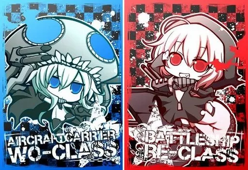 【艦隊これくしょん~艦これ~】スリーブセット 艦これ「空母ヲ級&戦艦レ級」(ネジキリオ) C86/ANGEL TYPE