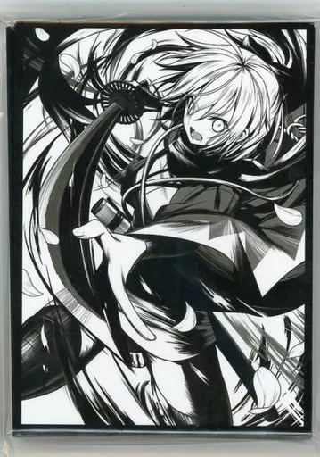 Cake Rabbits カードスリーブ モノクロ武蔵/illustマシマサキ★ CakeRabbits ミニカードスリーブ 遊戯王 SD墨絵風くりから - TCG