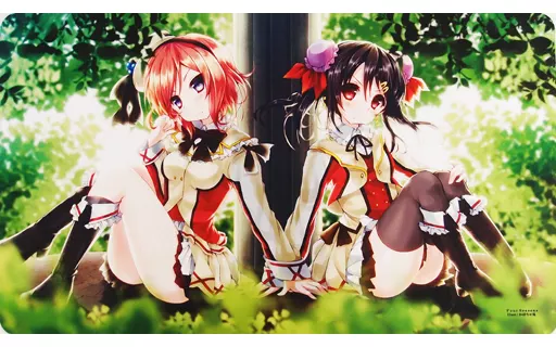 ラブライブ! 矢澤にこ 西木野真姫 bluebayou プレイマット 駿河屋 -<新品/中古>【ラブライブ!】プレイマット 矢澤にこ＆西