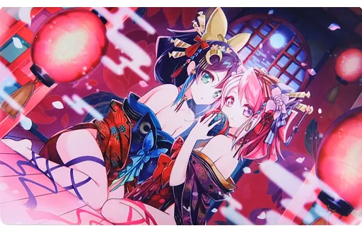駿河屋 -<中古>【遊戯王】プレイマット セレナ＆柊柚子(にじゅ) C91