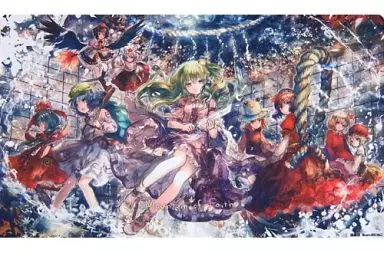 【東方Project】プレイマット 風神録(おにねこ) 第12回博麗神社例大祭/逸遊団