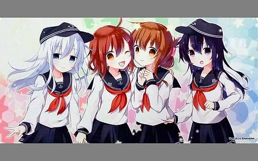 【艦隊これくしょん～艦これ～】第六駆逐隊プレイマット 響＆雷＆電＆暁(ぷりん) C86/Astral Ash