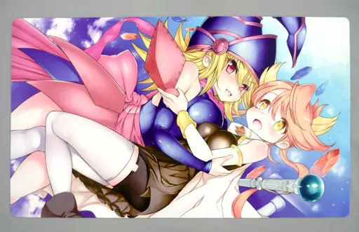 【遊戯王】ガガガプレイマット ガガガガール&ガガガクラーク(黒碧天) C88/starmine&bluebayou