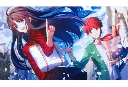 【Fate】プレイマット 遠坂凛&衛宮士郎(志麻しのじ) COMIC1☆10/混沌の女神様