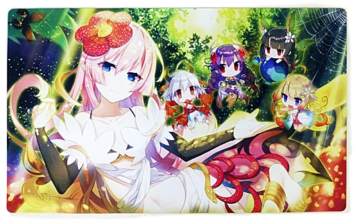 【遊戯王】蟲惑魔プレイマット フレシアの蟲惑魔(ゆさの) C89/ミッドナイトブルー