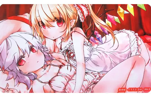 【東方Project】プレイマット レミリア・スカーレット&フランドール・スカーレット(さの) C84/あゆ屋