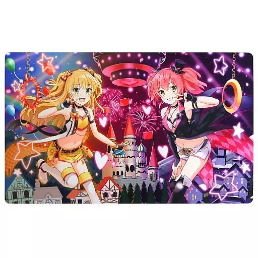 【シンデレラガールズ】城ヶ崎姉妹プレイマット 城ヶ崎美嘉＆城ヶ崎莉嘉(まっくすめろん) サンシャインクリエイション2018 Autumn/白詰草