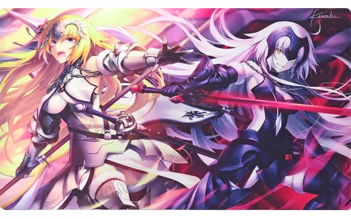fate fgo ジャンヌオルタ 光崎 プレイマット 駿河屋 -<中古>【Fate】プレイマット ジャンヌ・ダルク＆ジャンヌ