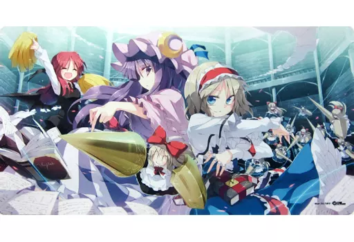 【東方Project】プレイマット 東方御札符陣 07 魔法図書館防衛戦線(さとうきび) 第12回博麗神社例大祭/東幻郷