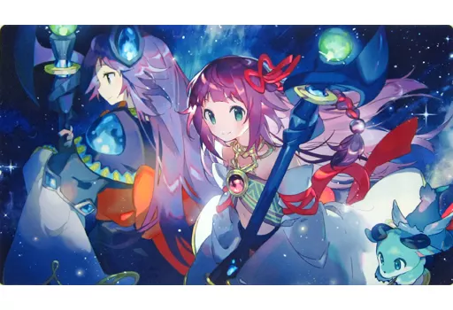 【遊戯王】プレイマット 星杯を戴く巫女&星杯神楽イヴ(Namie) C92/天秤を揺らす女