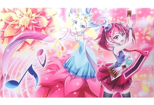 【遊戯王】プレイマット 柊柚子＆幻奏の華歌聖ブルーム・ディーヴァ(chomose) サンシャインクリエイション2017Summer/BAS‐NES