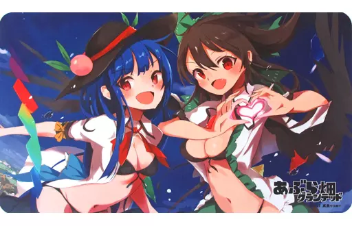 【東方Project】プレイマット 霊烏路空＆比那名居天子(真島てつろー) 第13回博麗神社例大祭/あぶら畑グランテッド