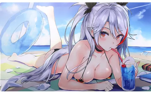 【アズールレーン】プレイマット プリンツ・オイゲン(なのたろ) C93/白詰草
